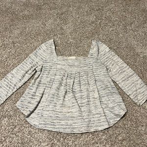 Altar’d State cropped top.  Size medium.  Beige